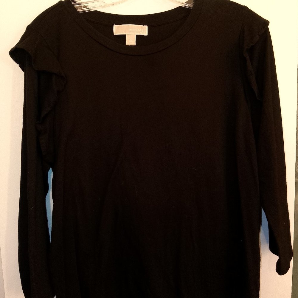 Michael kors black blouse xl